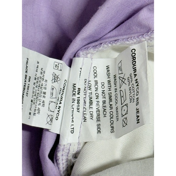 Palace Cordura NYCO RS Jean Mens 36 Lavender Purple Ripstop Pants - Picture 4 of 6